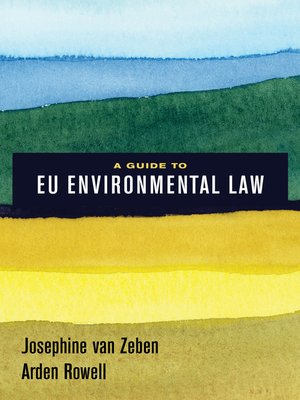 cover image of A Guide to EU Environmental Law
